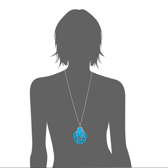 Kendra Scott Jewelry - Kendra Scott Blue Gold Betsy adjustable necklace
